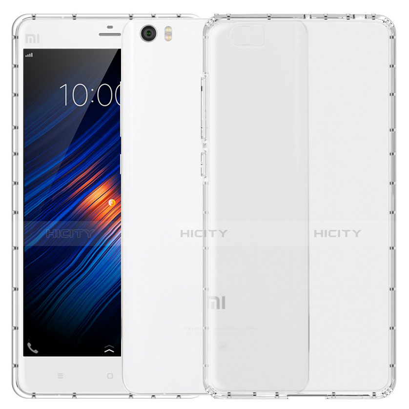 Silikon Schutzhülle Ultra Dünn Tasche Durchsichtig Transparent T04 für Xiaomi Mi Note Klar Plus
