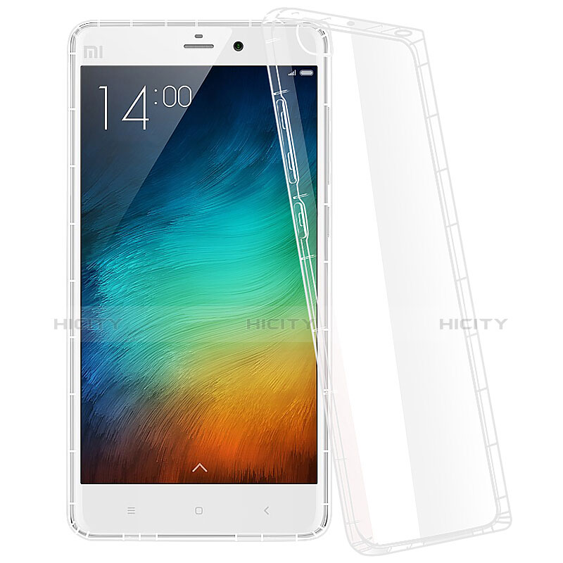 Silikon Schutzhülle Ultra Dünn Tasche Durchsichtig Transparent T04 für Xiaomi Mi Note Klar groß