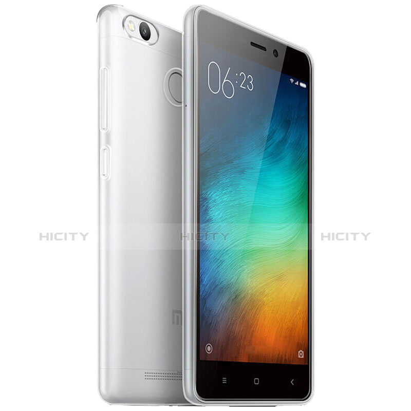 Silikon Schutzhülle Ultra Dünn Tasche Durchsichtig Transparent T04 für Xiaomi Redmi 3X Klar Plus