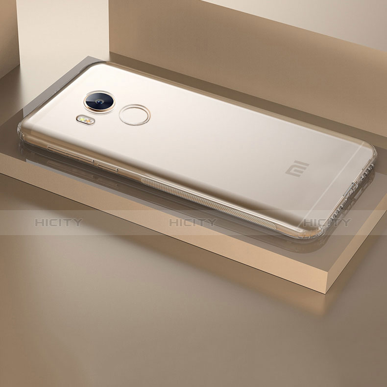 Silikon Schutzhülle Ultra Dünn Tasche Durchsichtig Transparent T04 für Xiaomi Redmi 4 Prime High Edition Klar groß