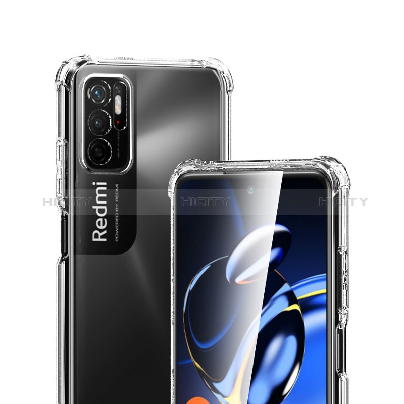 Silikon Schutzhülle Ultra Dünn Tasche Durchsichtig Transparent T04 für Xiaomi Redmi Note 11 SE 5G Klar groß