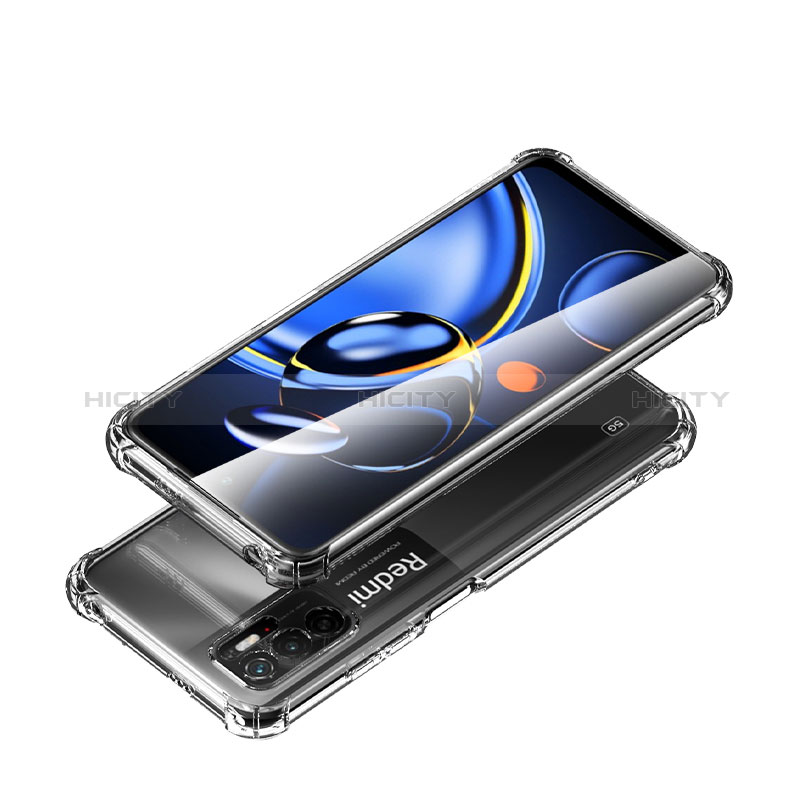 Silikon Schutzhülle Ultra Dünn Tasche Durchsichtig Transparent T04 für Xiaomi Redmi Note 11 SE 5G Klar groß