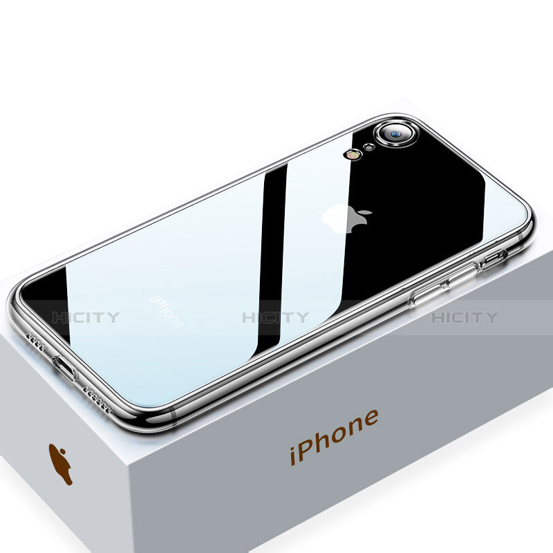 Silikon Schutzhülle Ultra Dünn Tasche Durchsichtig Transparent T05 für Apple iPhone XR Klar groß