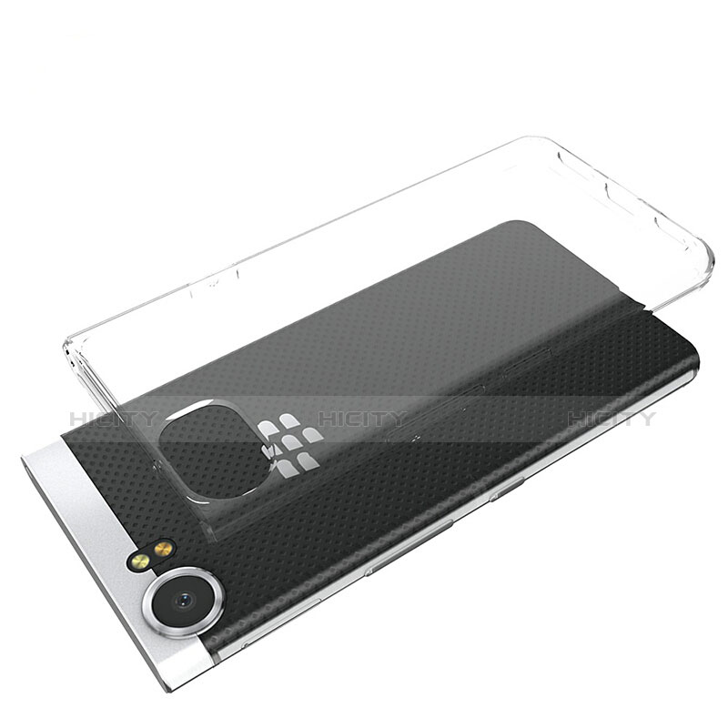 Silikon Schutzhülle Ultra Dünn Tasche Durchsichtig Transparent T05 für Blackberry KEYone Klar