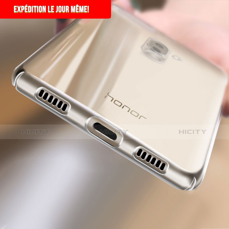 Silikon Schutzhülle Ultra Dünn Tasche Durchsichtig Transparent T05 für Huawei GR5 (2017) Klar