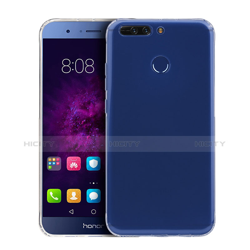 Silikon Schutzhülle Ultra Dünn Tasche Durchsichtig Transparent T05 für Huawei Honor 8 Pro Klar groß