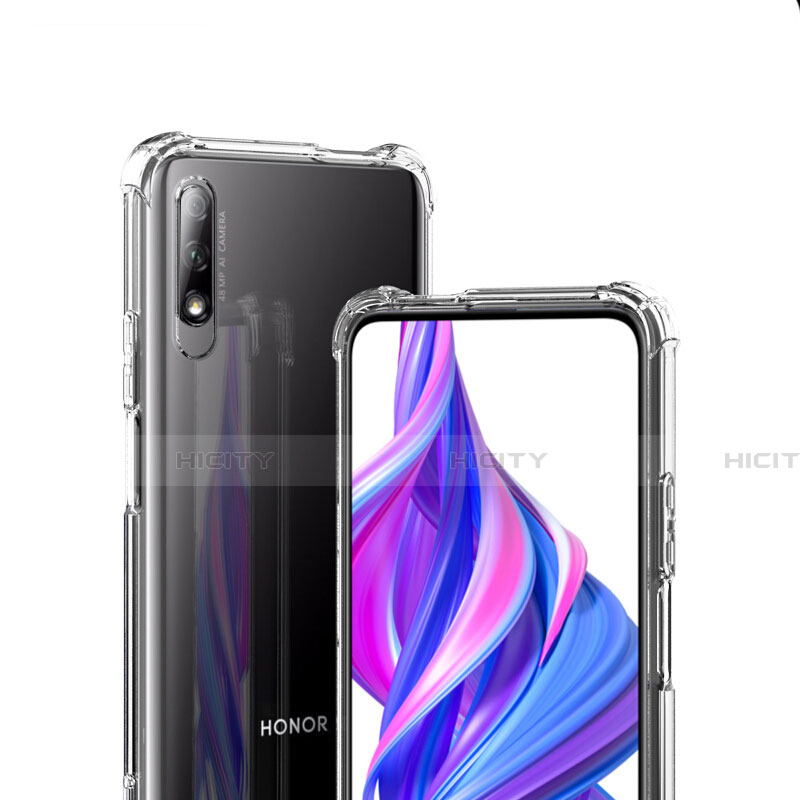 Silikon Schutzhülle Ultra Dünn Tasche Durchsichtig Transparent T05 für Huawei Honor 9X Klar