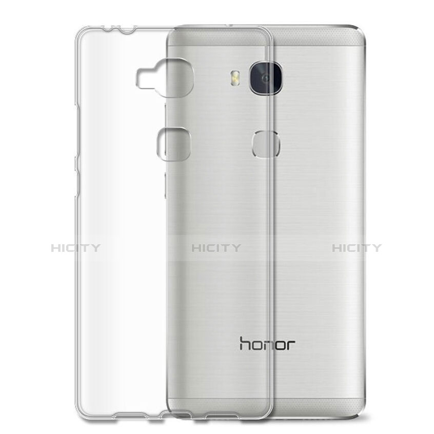 Silikon Schutzhülle Ultra Dünn Tasche Durchsichtig Transparent T05 für Huawei Honor Play 5X Klar groß