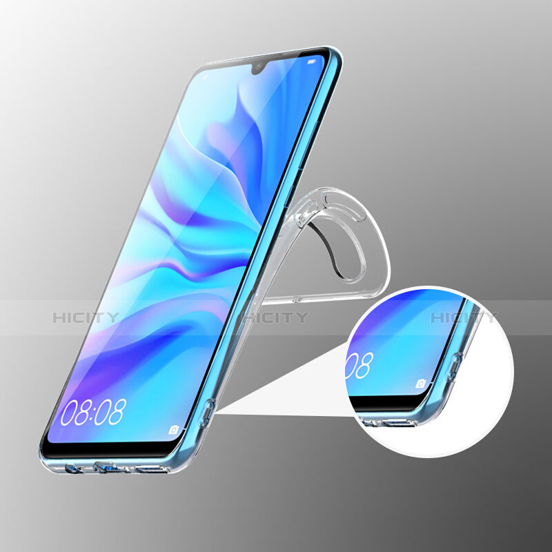 Silikon Schutzhülle Ultra Dünn Tasche Durchsichtig Transparent T05 für Huawei Nova 4e Klar