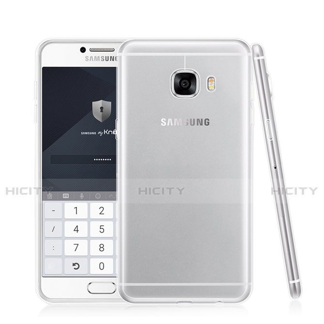 Silikon Schutzhülle Ultra Dünn Tasche Durchsichtig Transparent T05 für Samsung Galaxy C7 SM-C7000 Klar Plus