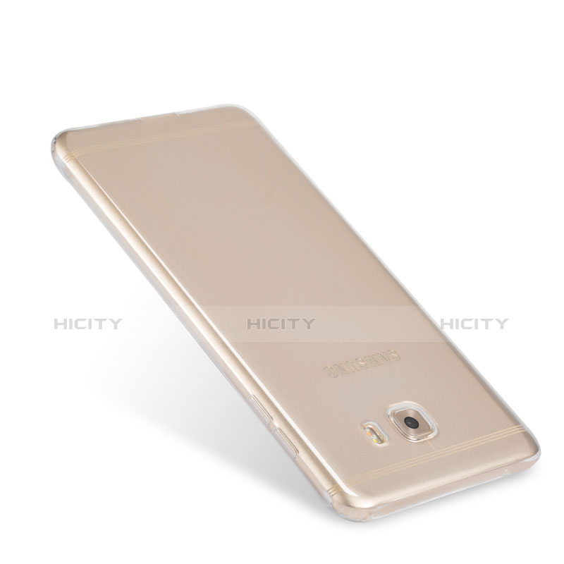Silikon Schutzhülle Ultra Dünn Tasche Durchsichtig Transparent T05 für Samsung Galaxy C9 Pro C9000 Klar