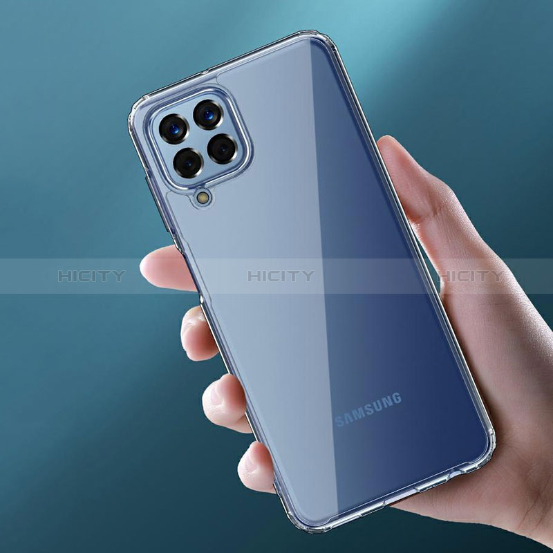 Silikon Schutzhülle Ultra Dünn Tasche Durchsichtig Transparent T05 für Samsung Galaxy F12 Klar