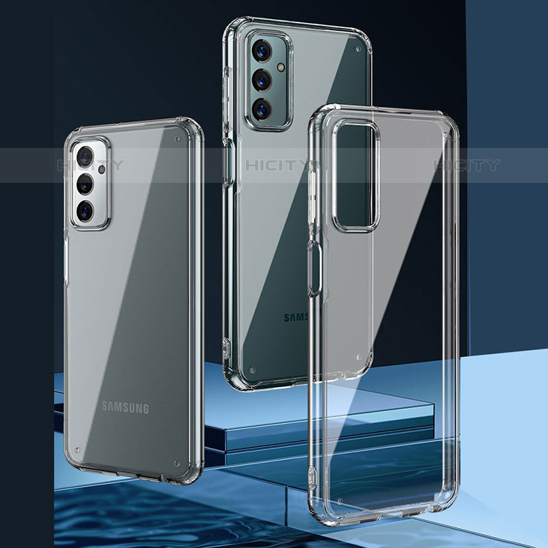 Silikon Schutzhülle Ultra Dünn Tasche Durchsichtig Transparent T05 für Samsung Galaxy M52 5G Klar