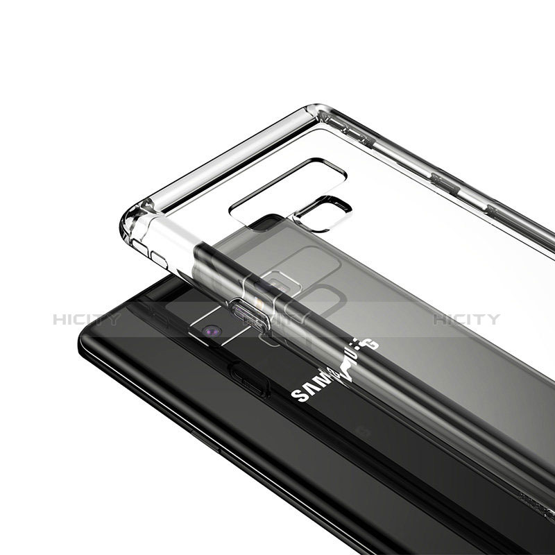 Silikon Schutzhülle Ultra Dünn Tasche Durchsichtig Transparent T05 für Samsung Galaxy Note 9 Klar