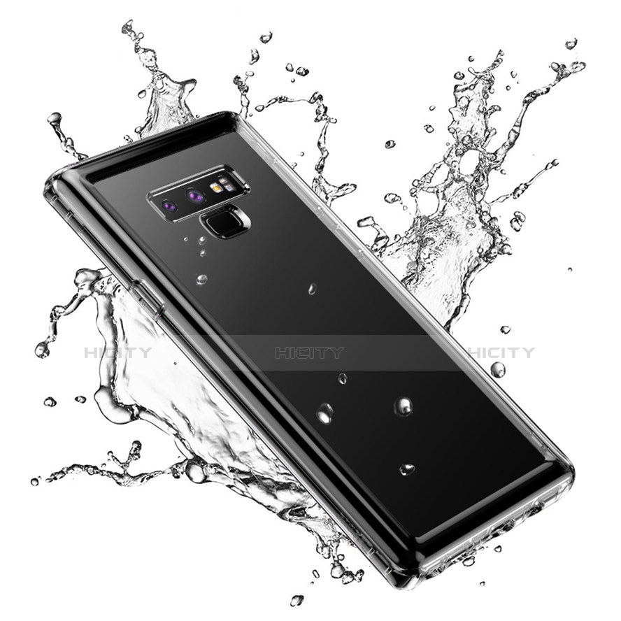 Silikon Schutzhülle Ultra Dünn Tasche Durchsichtig Transparent T05 für Samsung Galaxy Note 9 Klar groß