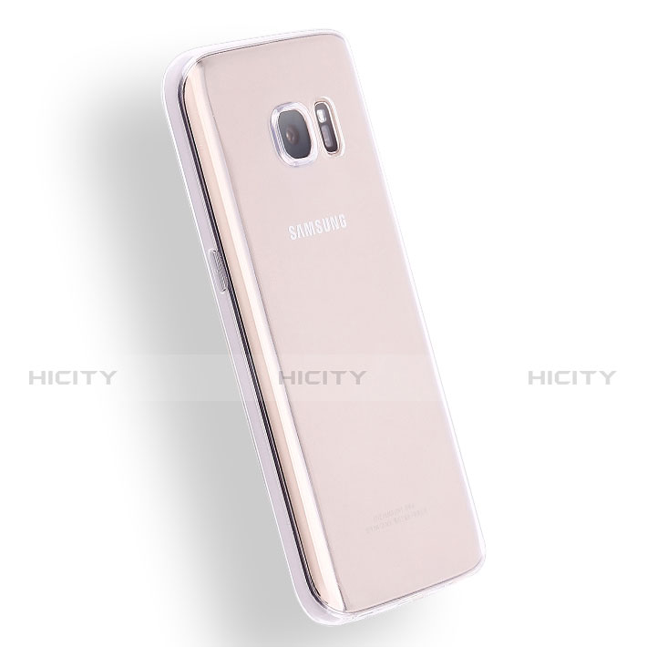 Silikon Schutzhülle Ultra Dünn Tasche Durchsichtig Transparent T05 für Samsung Galaxy S7 G930F G930FD Klar groß