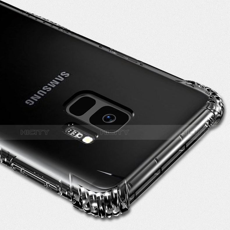 Silikon Schutzhülle Ultra Dünn Tasche Durchsichtig Transparent T05 für Samsung Galaxy S9 Klar