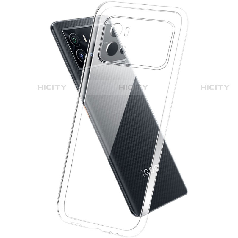 Silikon Schutzhülle Ultra Dünn Tasche Durchsichtig Transparent T05 für Vivo iQOO 9 5G Klar