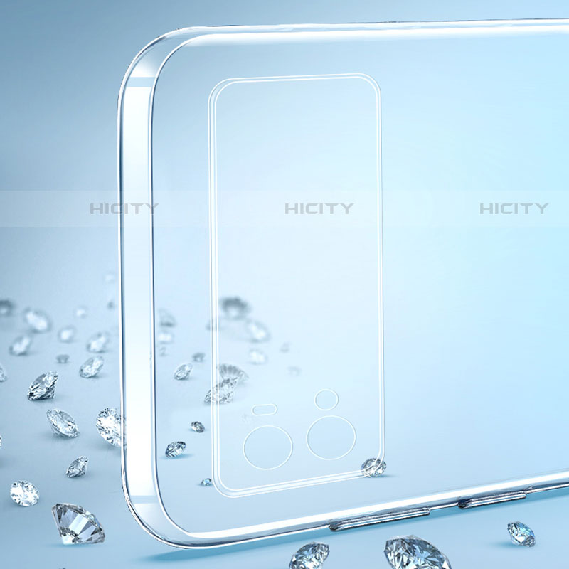 Silikon Schutzhülle Ultra Dünn Tasche Durchsichtig Transparent T05 für Vivo iQOO 9 5G Klar