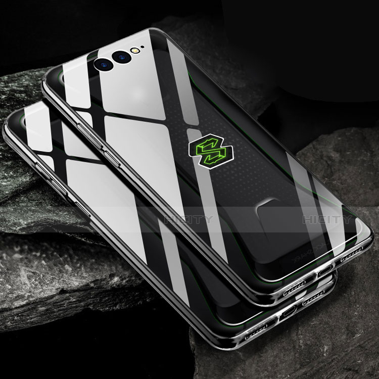 Silikon Schutzhülle Ultra Dünn Tasche Durchsichtig Transparent T05 für Xiaomi Black Shark Klar groß