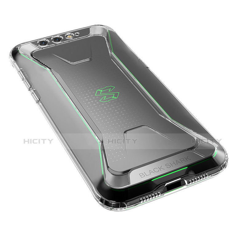 Silikon Schutzhülle Ultra Dünn Tasche Durchsichtig Transparent T05 für Xiaomi Black Shark Klar groß