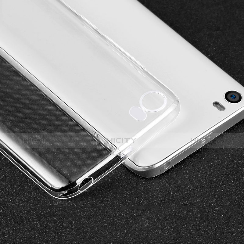Silikon Schutzhülle Ultra Dünn Tasche Durchsichtig Transparent T05 für Xiaomi Mi 5 Klar