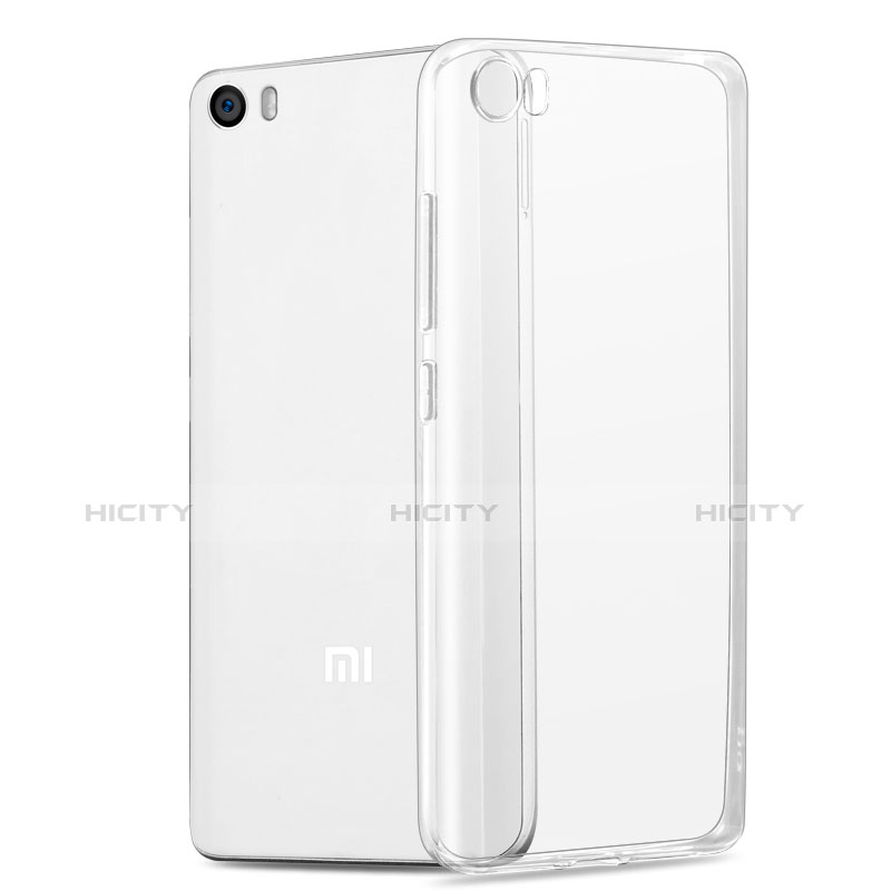 Silikon Schutzhülle Ultra Dünn Tasche Durchsichtig Transparent T05 für Xiaomi Mi 5 Klar