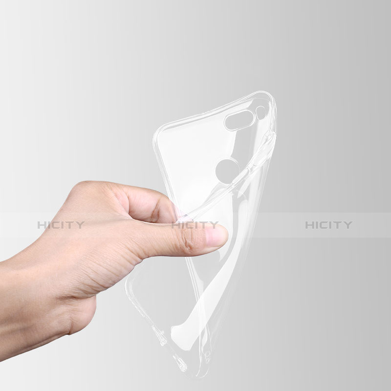 Silikon Schutzhülle Ultra Dünn Tasche Durchsichtig Transparent T05 für Xiaomi Mi A1 Klar groß