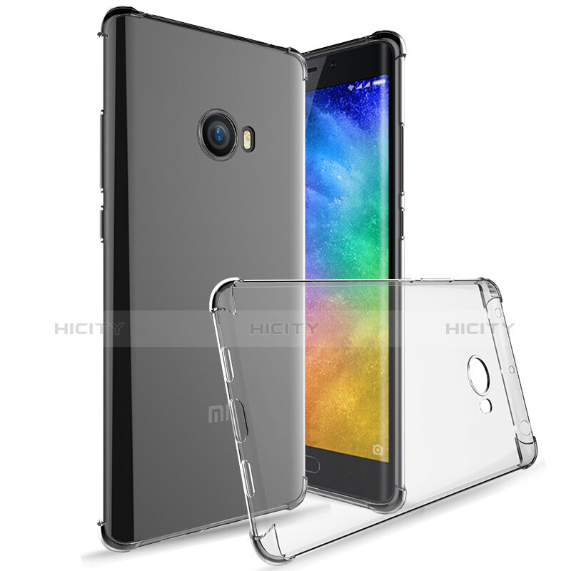 Silikon Schutzhülle Ultra Dünn Tasche Durchsichtig Transparent T05 für Xiaomi Mi Note 2 Klar