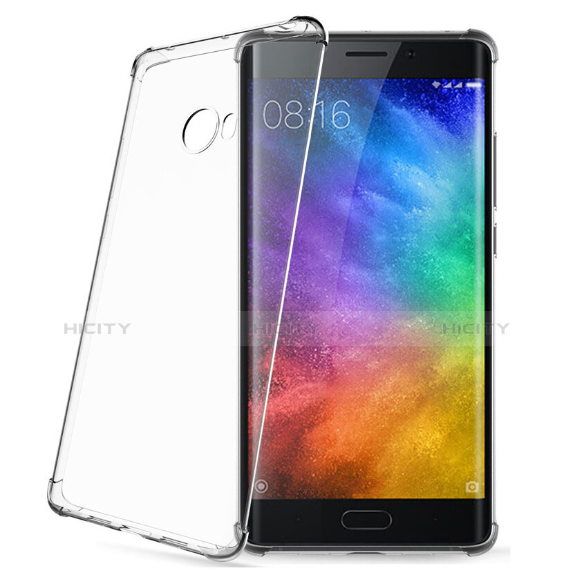 Silikon Schutzhülle Ultra Dünn Tasche Durchsichtig Transparent T05 für Xiaomi Mi Note 2 Klar
