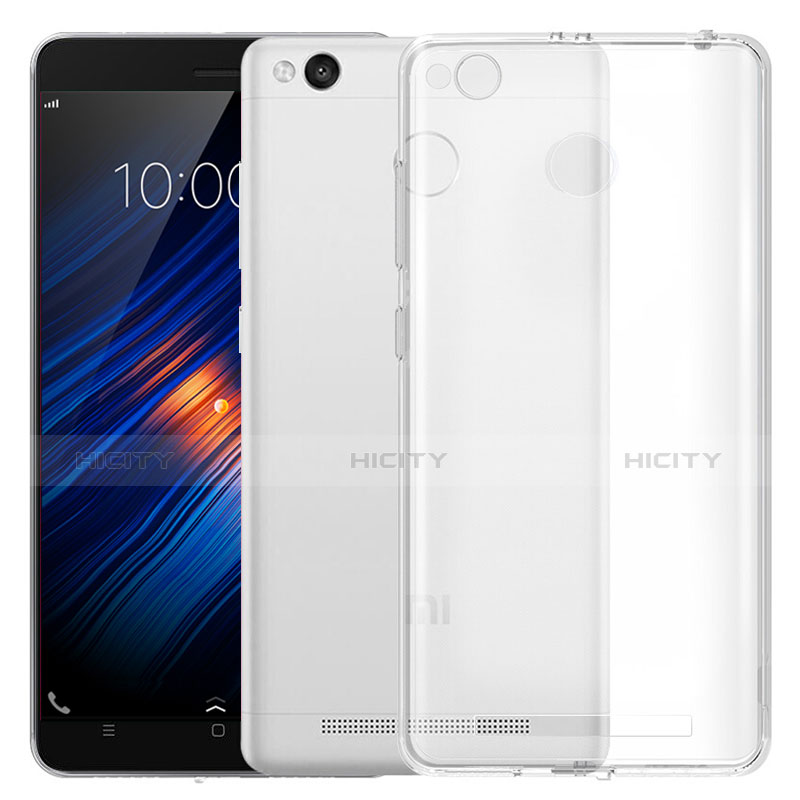 Silikon Schutzhülle Ultra Dünn Tasche Durchsichtig Transparent T05 für Xiaomi Redmi 3X Klar