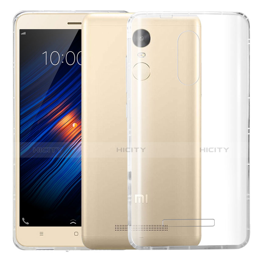 Silikon Schutzhülle Ultra Dünn Tasche Durchsichtig Transparent T05 für Xiaomi Redmi Note 3 MediaTek Klar
