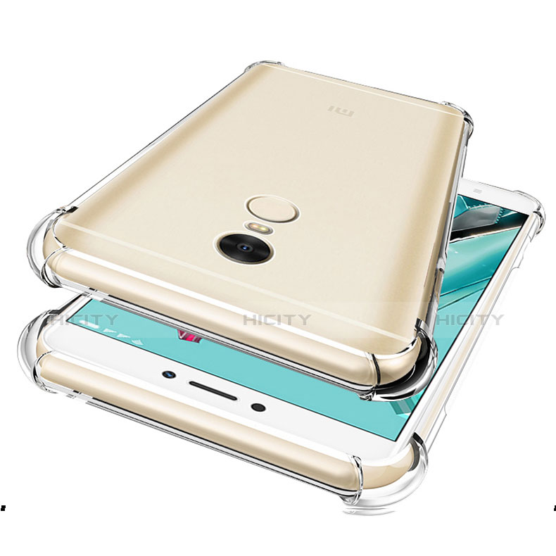 Silikon Schutzhülle Ultra Dünn Tasche Durchsichtig Transparent T05 für Xiaomi Redmi Note 4 Standard Edition Klar Plus