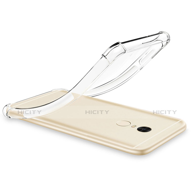 Silikon Schutzhülle Ultra Dünn Tasche Durchsichtig Transparent T05 für Xiaomi Redmi Note 4 Standard Edition Klar groß