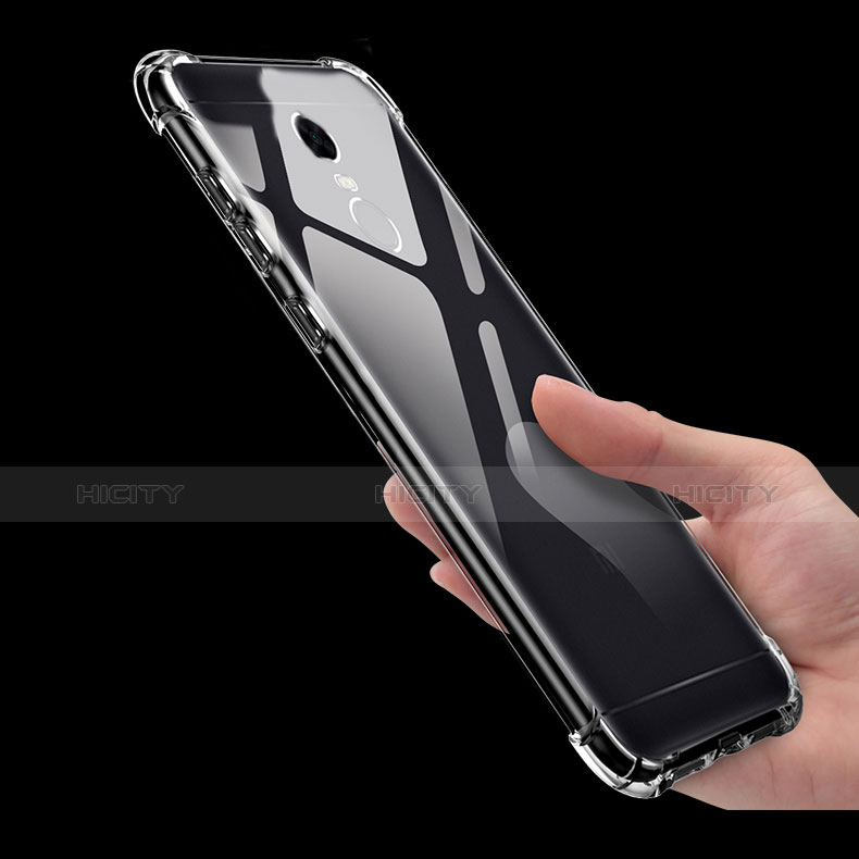 Silikon Schutzhülle Ultra Dünn Tasche Durchsichtig Transparent T05 für Xiaomi Redmi Note 5 Indian Version Klar