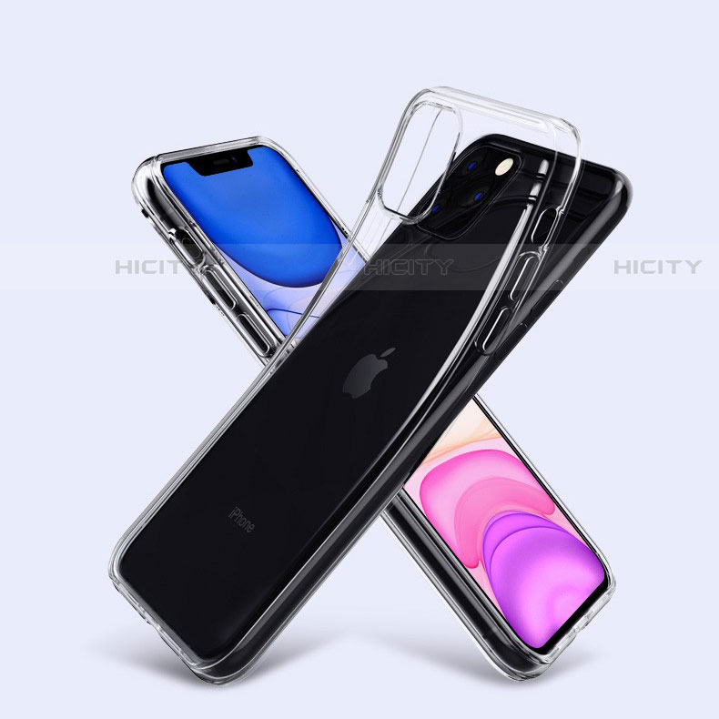 Silikon Schutzhülle Ultra Dünn Tasche Durchsichtig Transparent T06 für Apple iPhone 11 Pro Klar Plus
