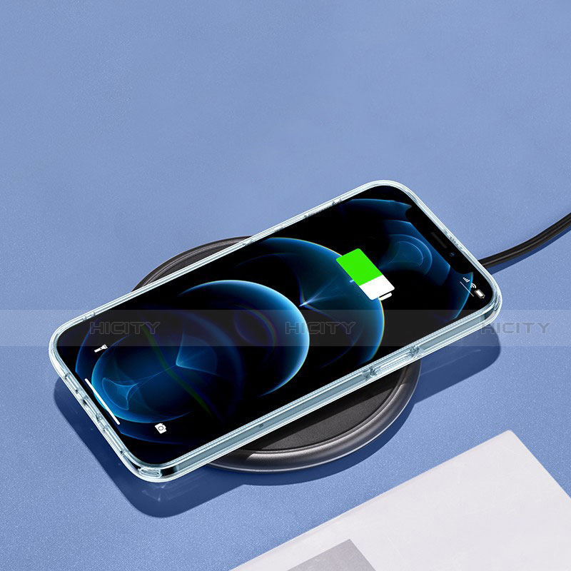 Silikon Schutzhülle Ultra Dünn Tasche Durchsichtig Transparent T06 für Apple iPhone 12 Pro Klar groß