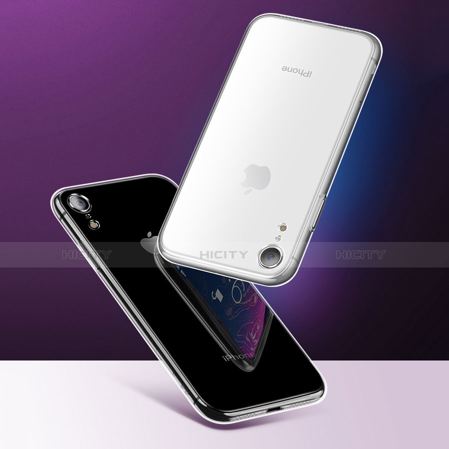Silikon Schutzhülle Ultra Dünn Tasche Durchsichtig Transparent T06 für Apple iPhone XR Klar