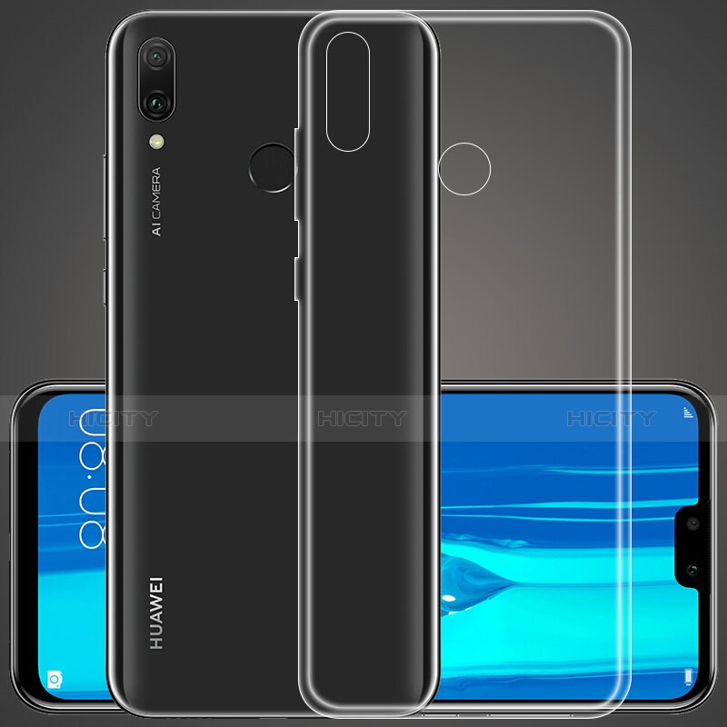 Silikon Schutzhülle Ultra Dünn Tasche Durchsichtig Transparent T06 für Huawei Enjoy 9 Plus Klar groß