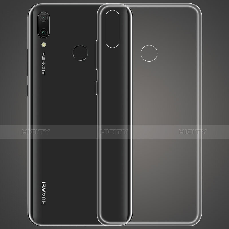 Silikon Schutzhülle Ultra Dünn Tasche Durchsichtig Transparent T06 für Huawei Enjoy 9 Plus Klar groß