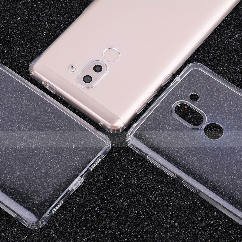 Silikon Schutzhülle Ultra Dünn Tasche Durchsichtig Transparent T06 für Huawei Honor 6X Pro Klar