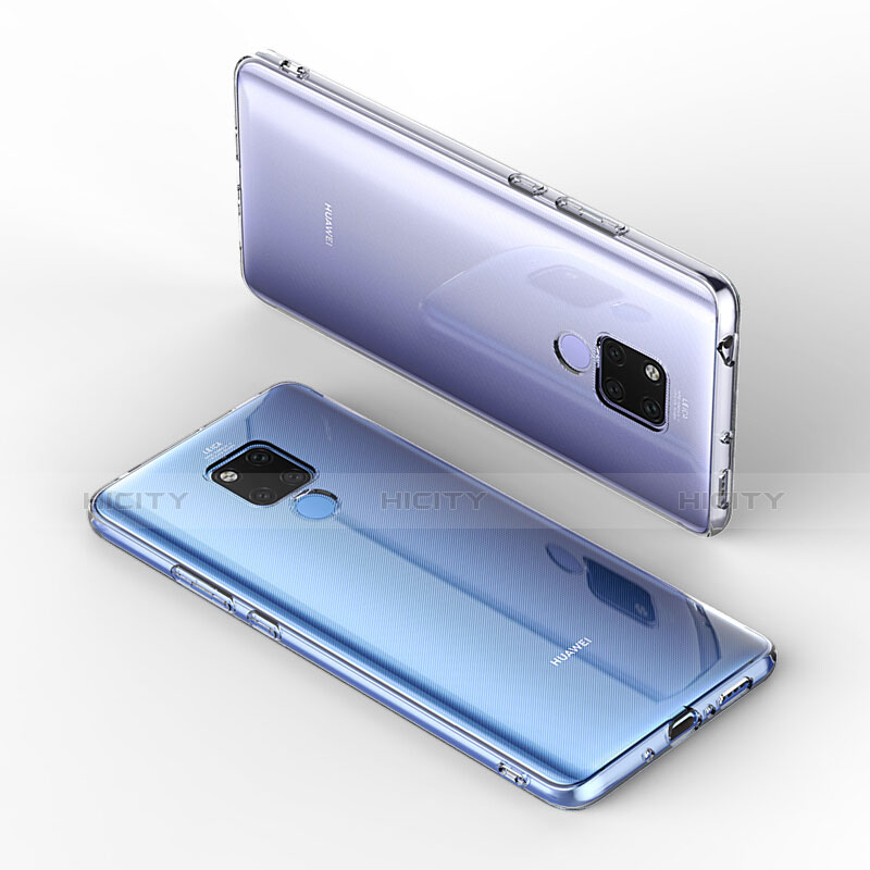 Silikon Schutzhülle Ultra Dünn Tasche Durchsichtig Transparent T06 für Huawei Mate 20 X Klar groß
