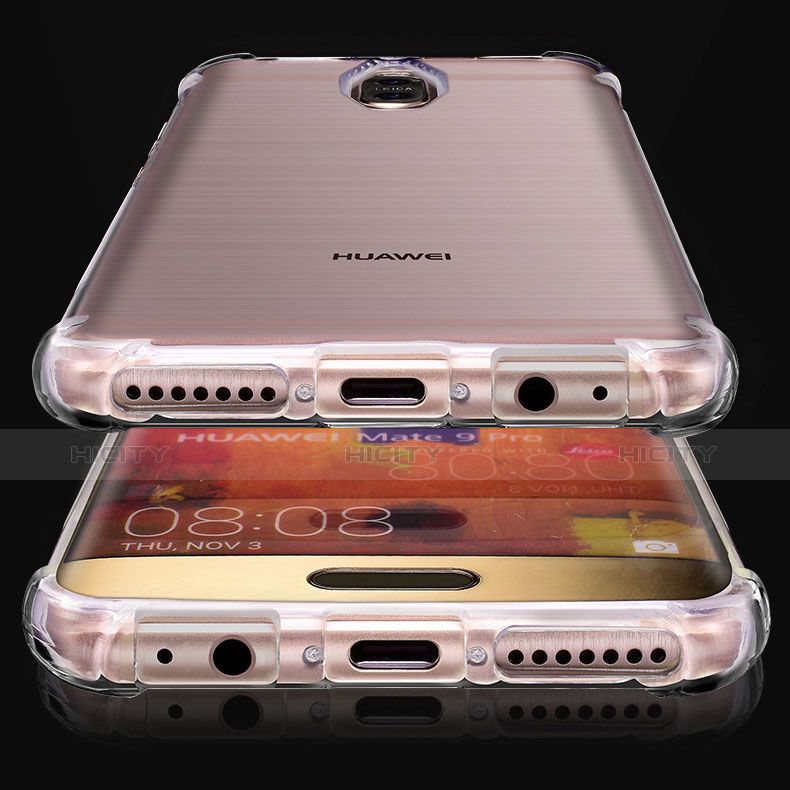 Silikon Schutzhülle Ultra Dünn Tasche Durchsichtig Transparent T06 für Huawei Mate 9 Pro Klar