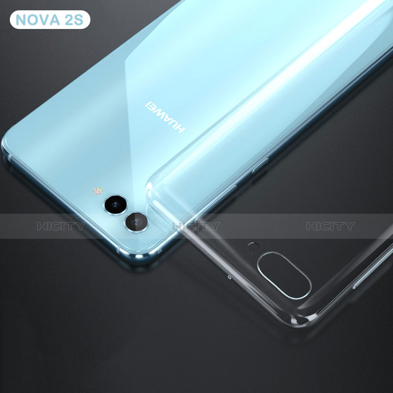 Silikon Schutzhülle Ultra Dünn Tasche Durchsichtig Transparent T06 für Huawei Nova 2S Klar groß