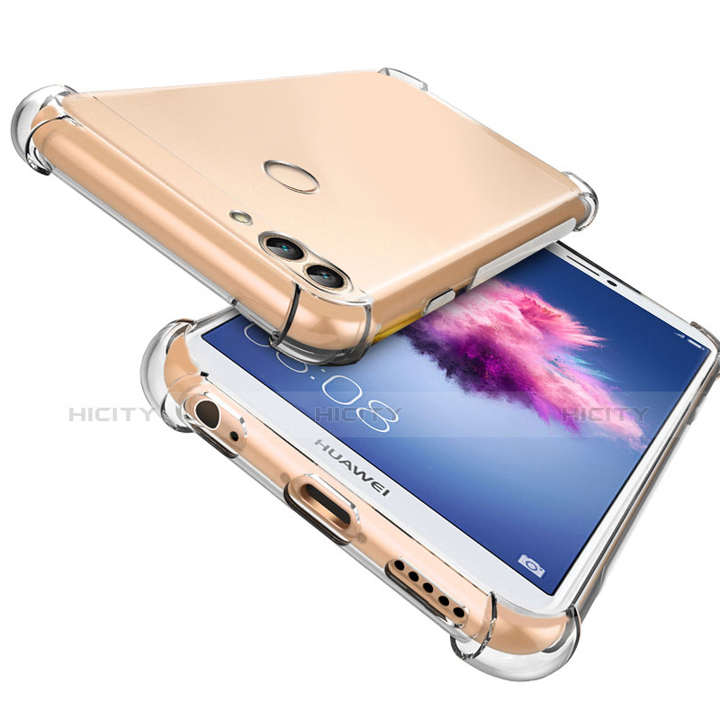 Silikon Schutzhülle Ultra Dünn Tasche Durchsichtig Transparent T06 für Huawei P Smart Klar