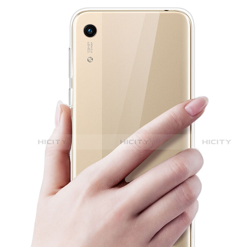 Silikon Schutzhülle Ultra Dünn Tasche Durchsichtig Transparent T06 für Huawei Y6 (2019) Klar groß