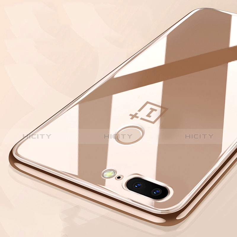 Silikon Schutzhülle Ultra Dünn Tasche Durchsichtig Transparent T06 für OnePlus 5T A5010 Klar