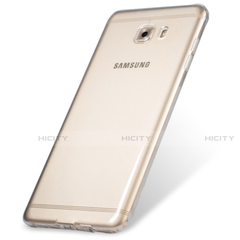 Silikon Schutzhülle Ultra Dünn Tasche Durchsichtig Transparent T06 für Samsung Galaxy C9 Pro C9000 Klar Plus