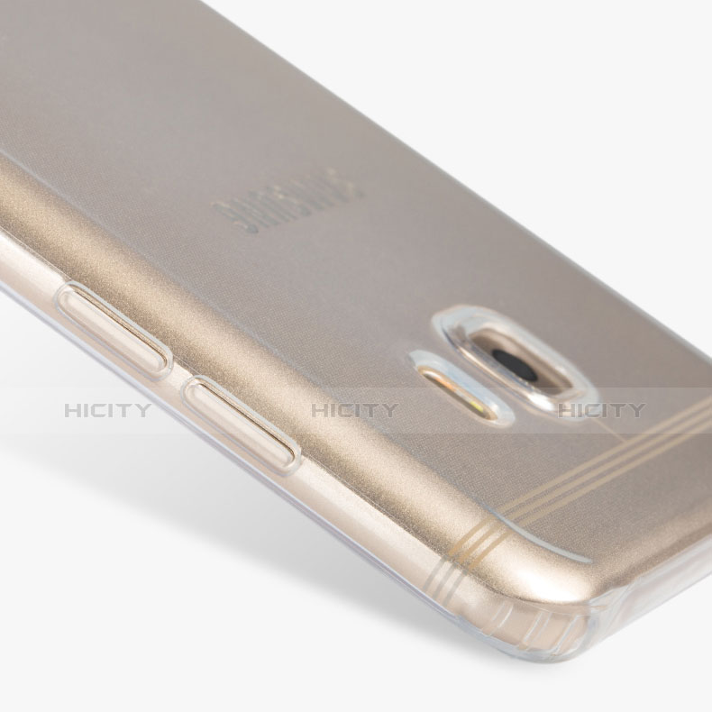 Silikon Schutzhülle Ultra Dünn Tasche Durchsichtig Transparent T06 für Samsung Galaxy C9 Pro C9000 Klar groß