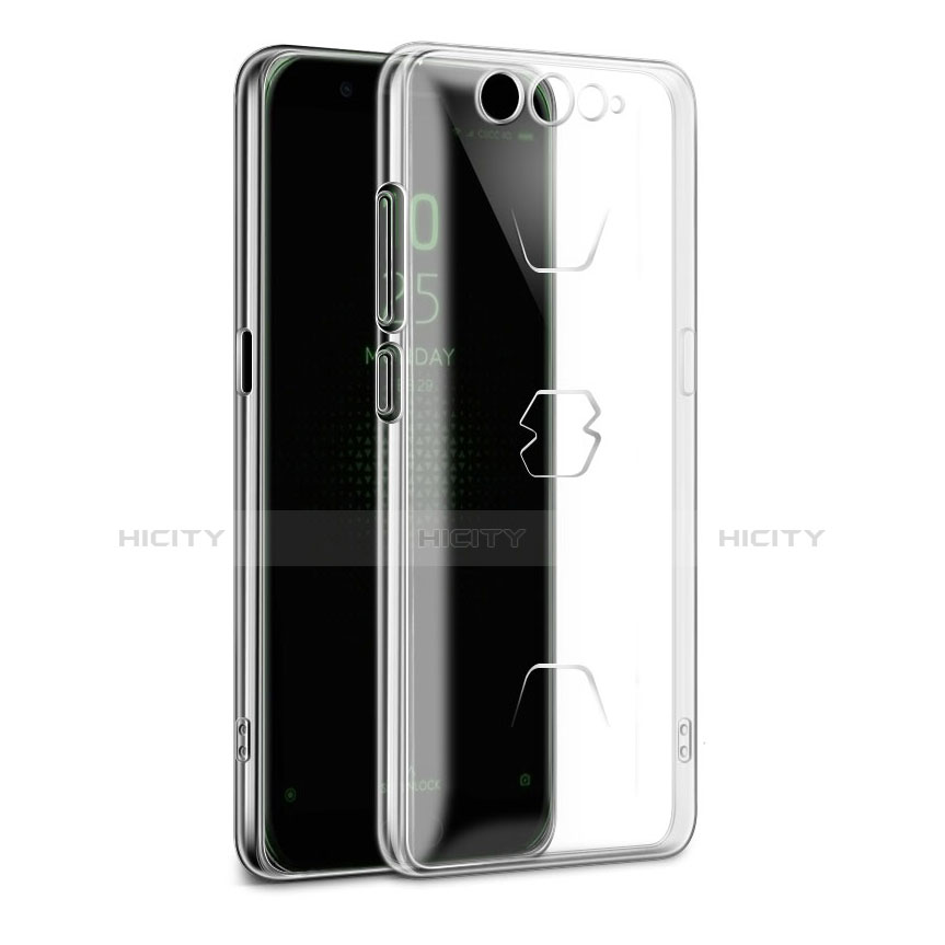 Silikon Schutzhülle Ultra Dünn Tasche Durchsichtig Transparent T06 für Xiaomi Black Shark Klar groß